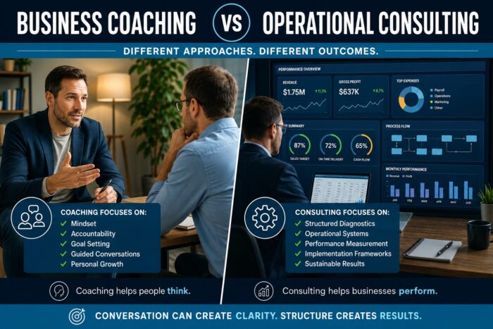Business Coaching vs Operational Consulting